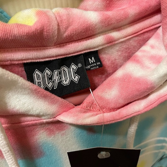 ACDC tie dye hoodie size medium - Picture 3 of 4